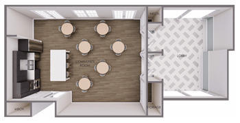 New community room with warming kitchen coming soon